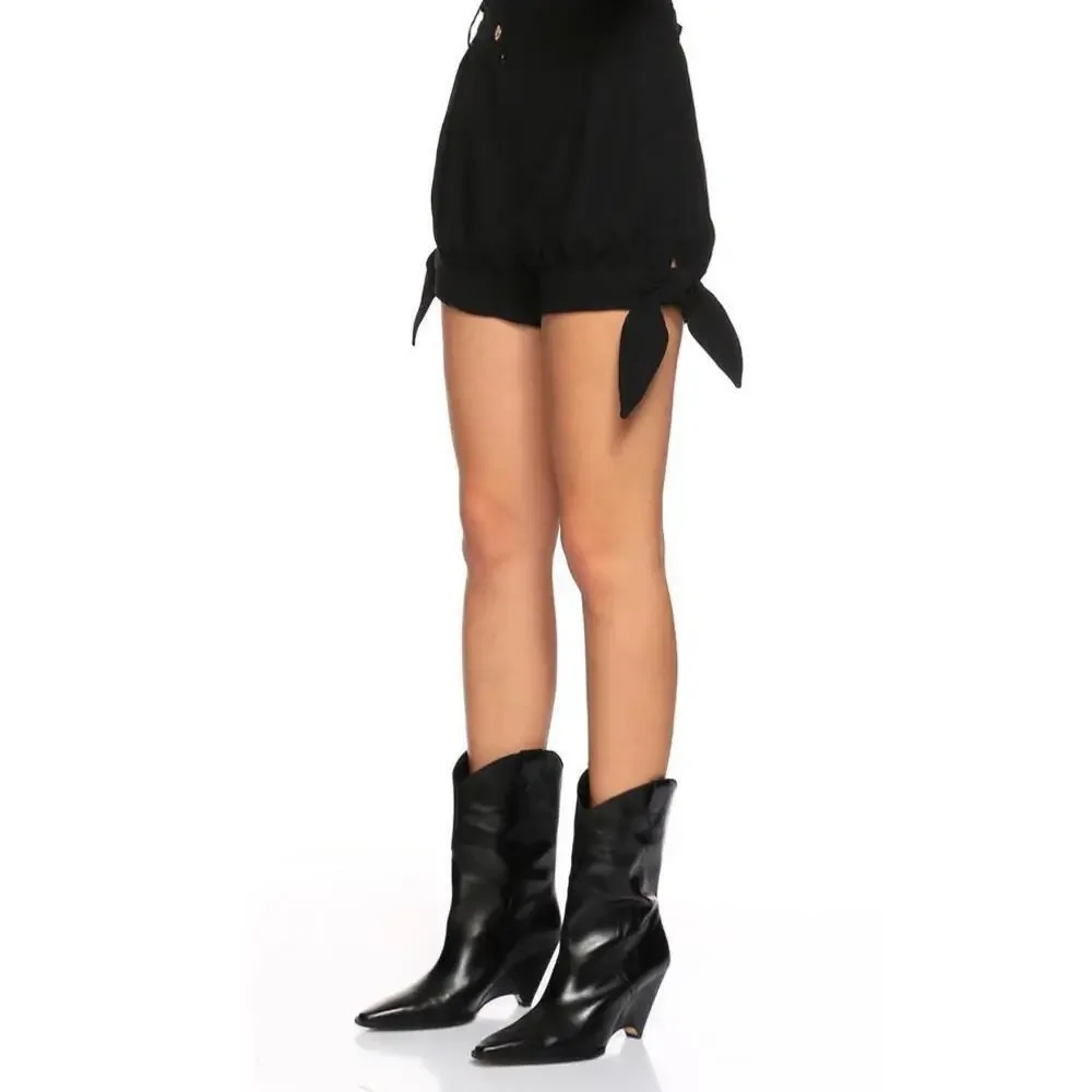 Just ROBERTO CAVALLI Black Tie Shorts IT-40